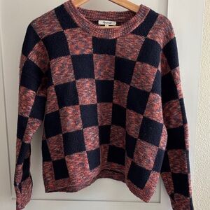 Madewell Checkered Pullover Sweater